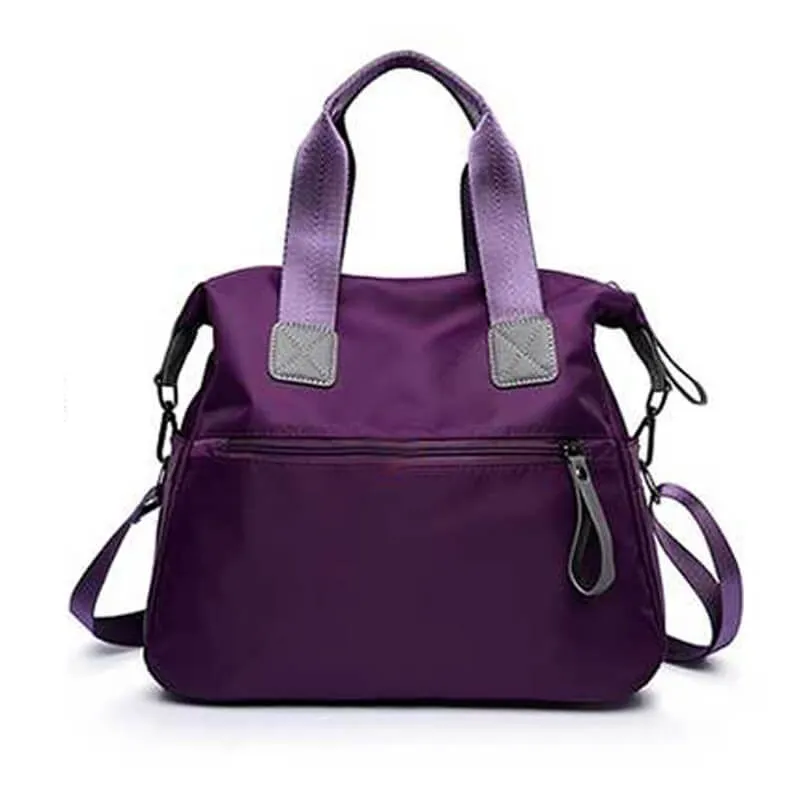 2021 new lady's chic all-match large-capacity canvas nylon shoulder bag