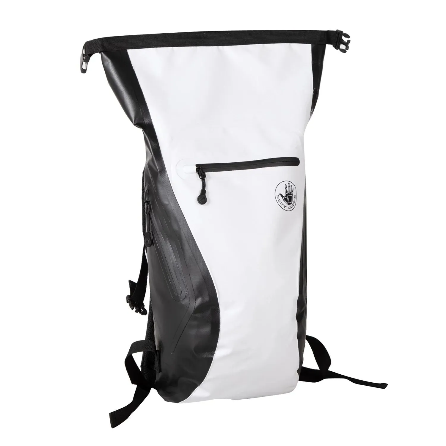 Body Glove Advenire Waterproof Vertical Round Top Backpack, White