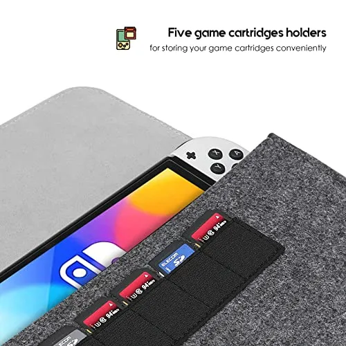 Carrying Felt Bag for Nintendo Switch 2017 /OLED Model 2021 | ProCase