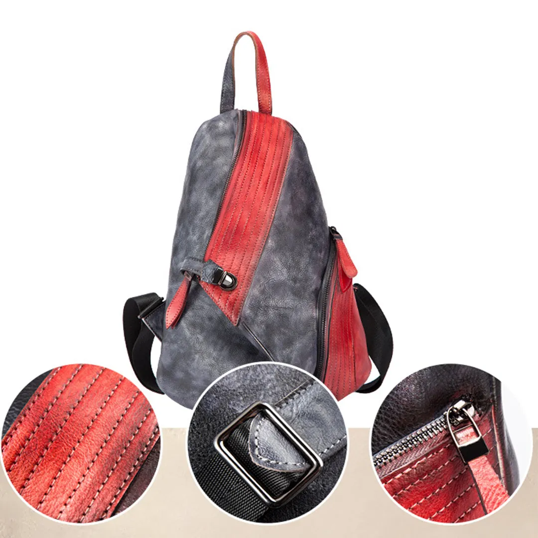 ChampLuxe Croco Tail Zipper Travel Backpack