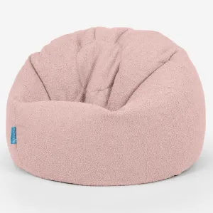 Classic Kids Bean Bag Chair 1-5 yr - Boucle Pink