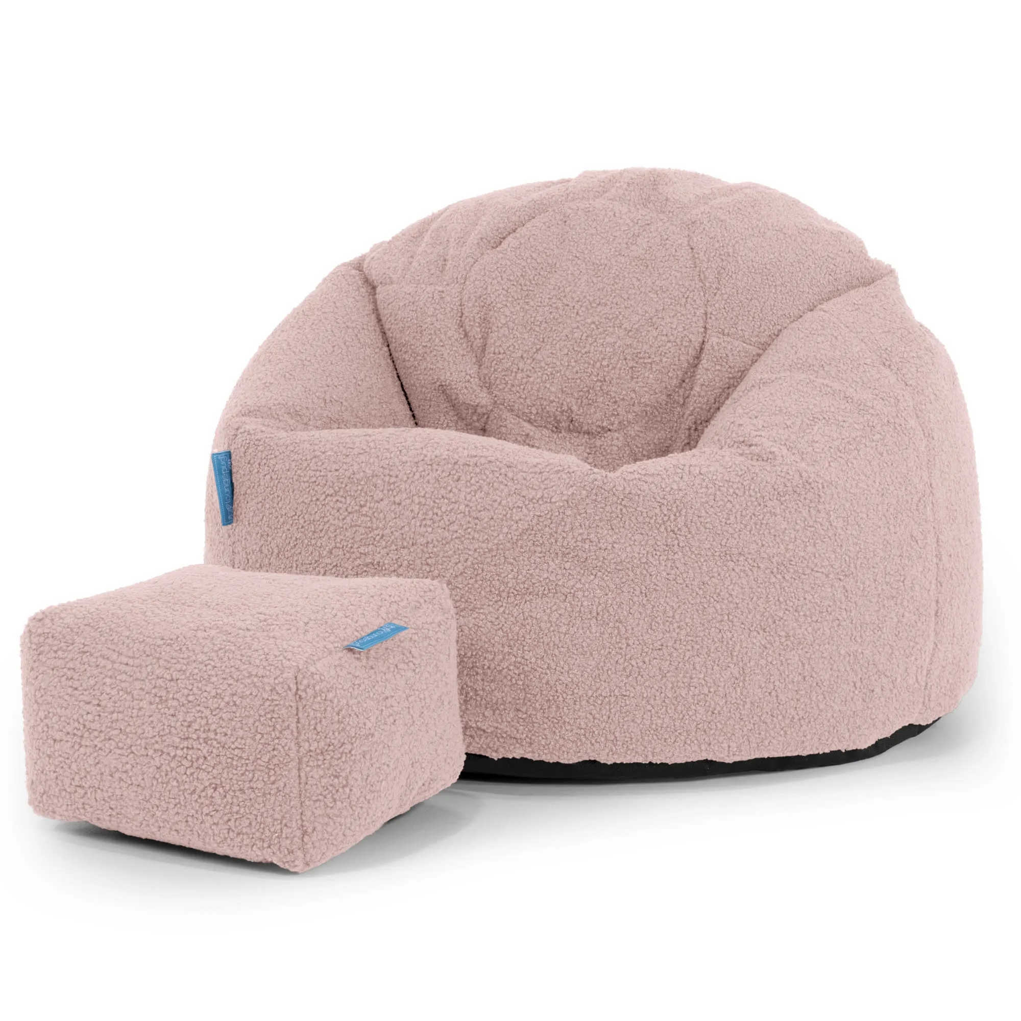 Classic Kids Bean Bag Chair 1-5 yr - Boucle Pink