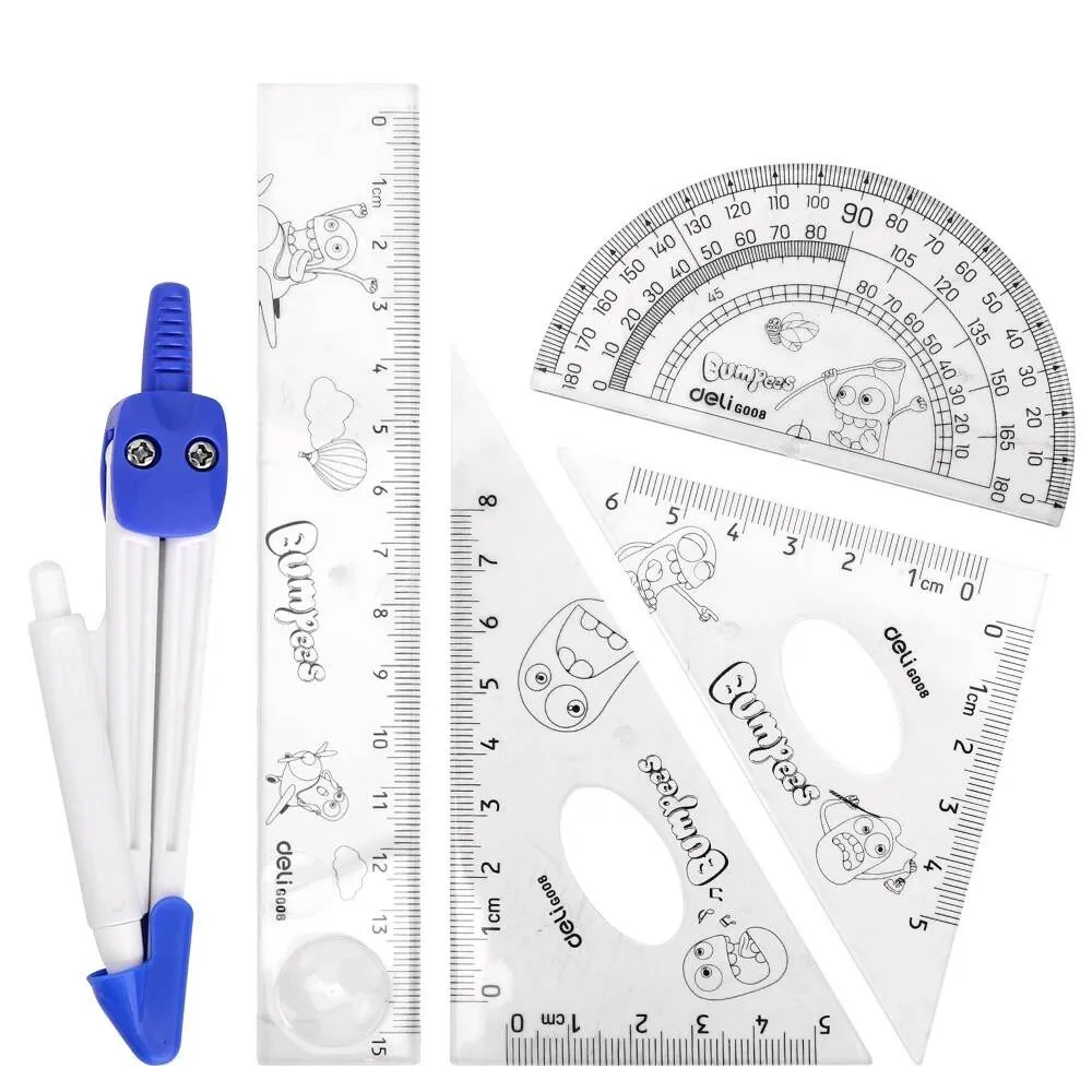 Deli Geometry Tool Set 5pcs 9598