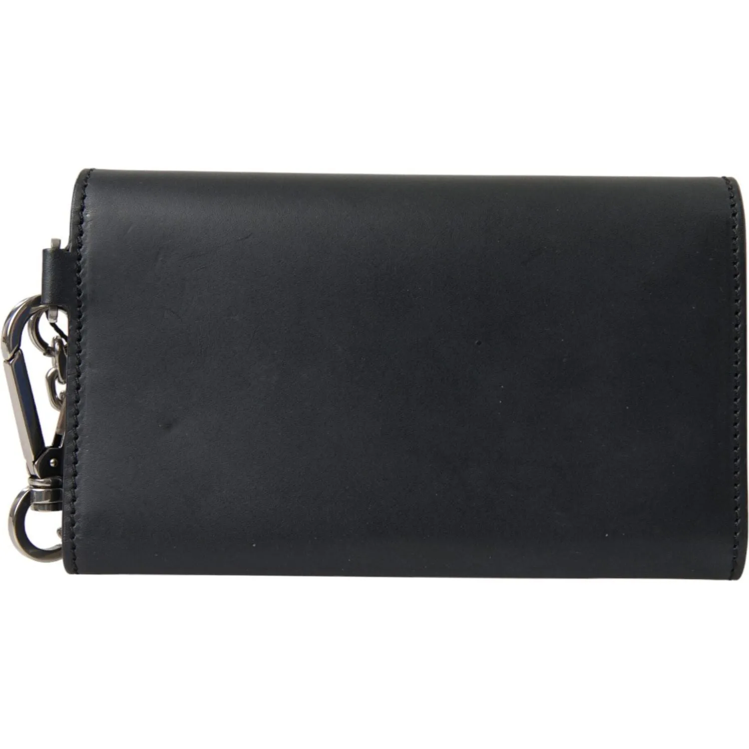 Dolce & Gabbana Elegant Black Leather Shoulder Bag