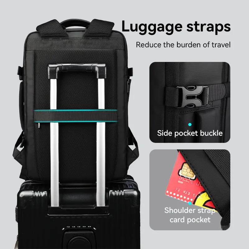 Expandos Compression: Larger And More Professional Multifunctional Buisness Backpack YKK Zipper