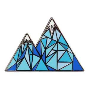 Geometric Mountain – Colorado / Mountain Life Enamel Pin