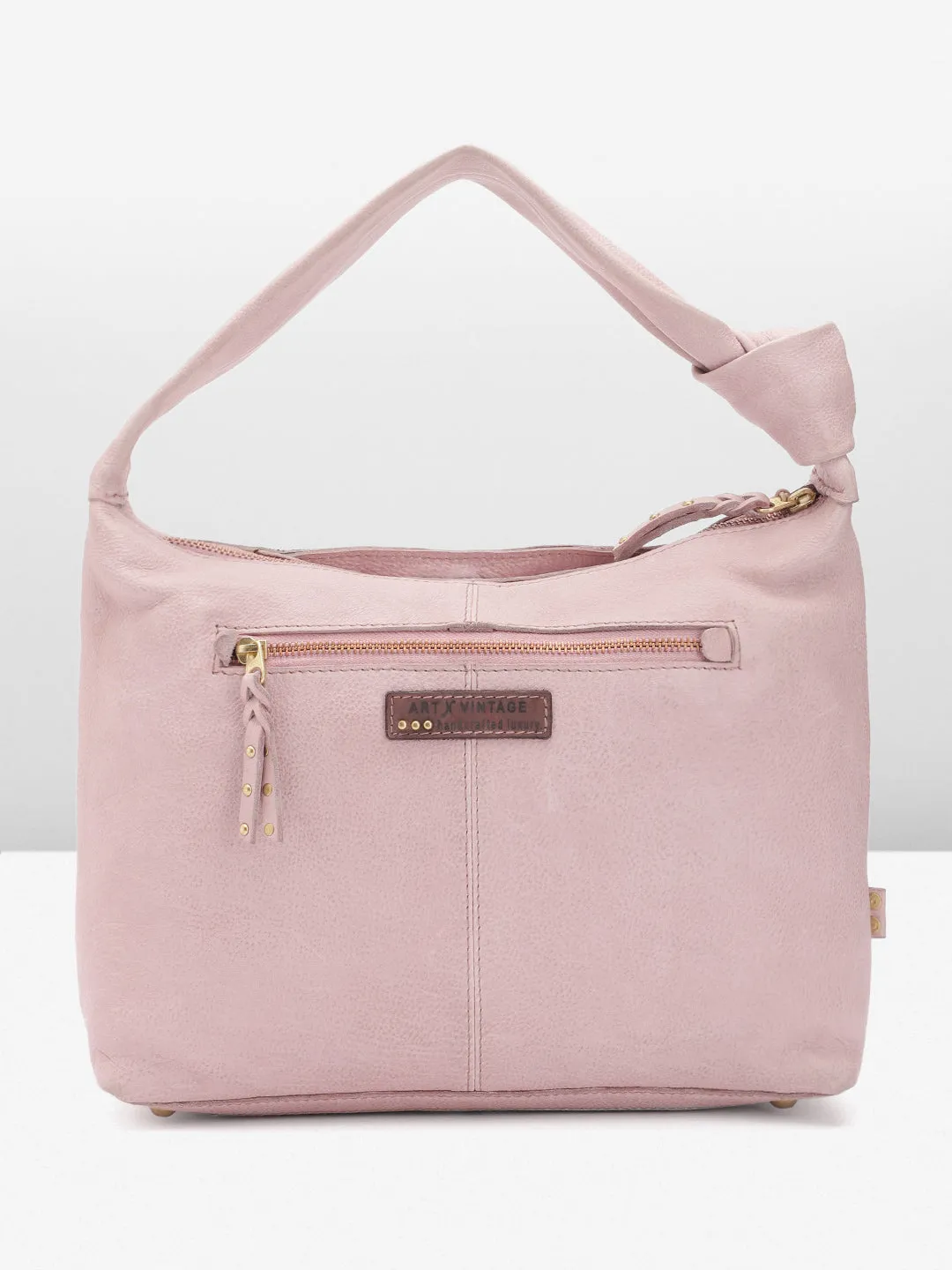 Glory: Elevate Your Look with Our Rose Leather Shoulder Bag