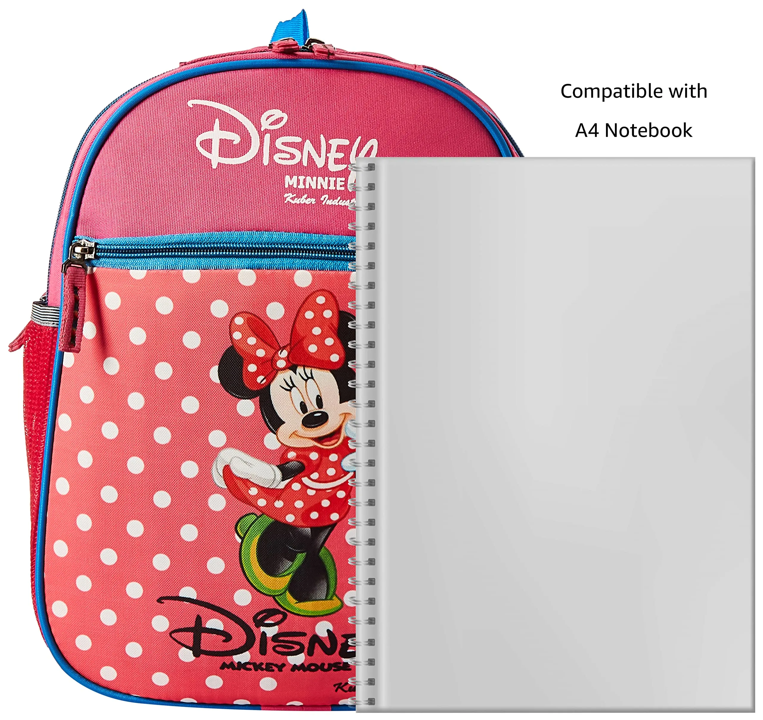 Heart Home Disney Frozen School Bag | Kids School Bags | Student Bookbag | School Bag for Girls & Boys | School Backpack for Kids | 3 Compartments School Bag | Pink