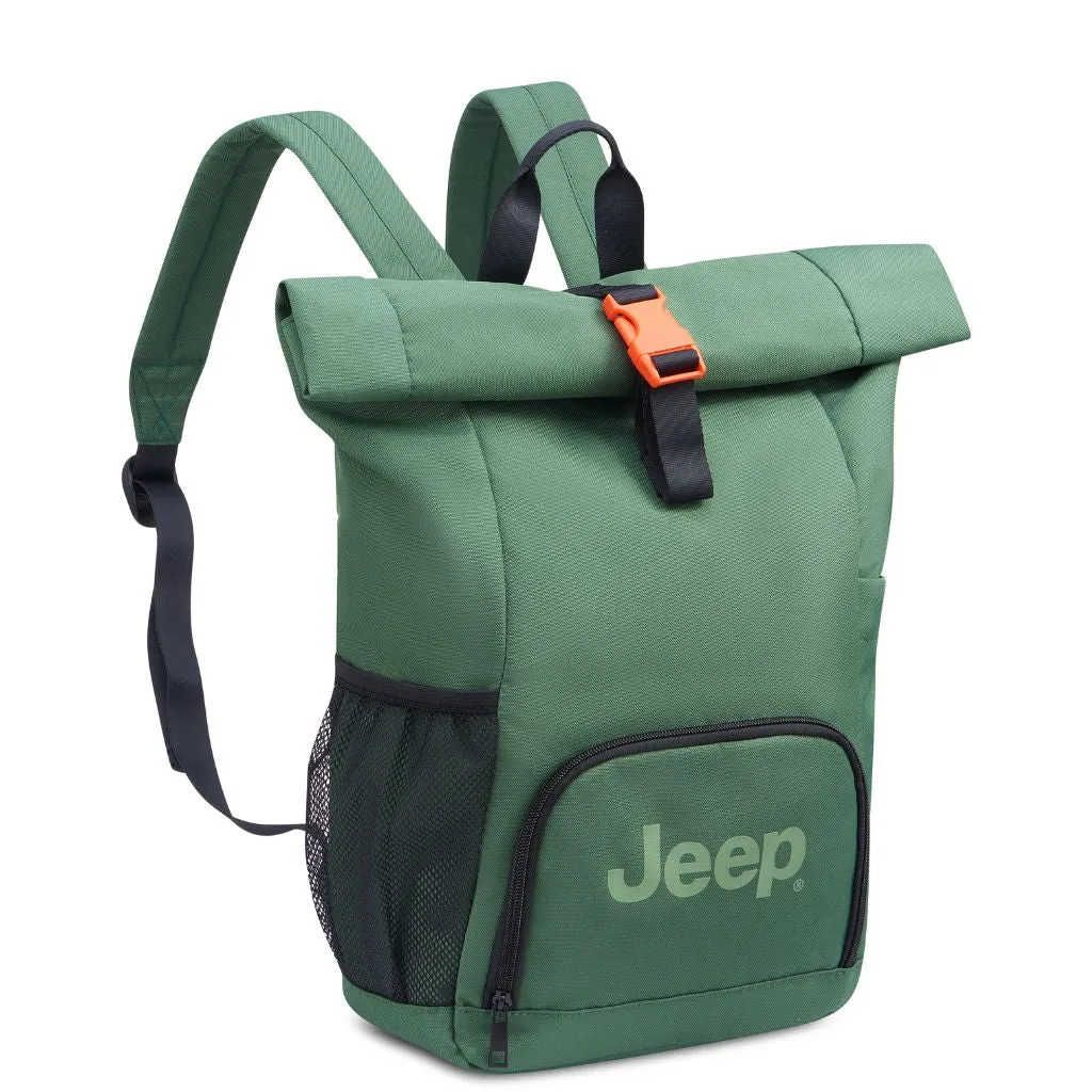 Jeep Rolltop 17" Laptop Backpack - Green