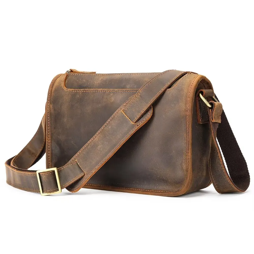 Luxury Genuine Leather Flap Classic Crossbody Bag