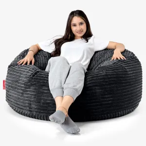 Mammoth Bean Bag Sofa - Cord Black