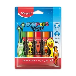 Maped Monster Glue Stick 10g 5 Pcs Pack