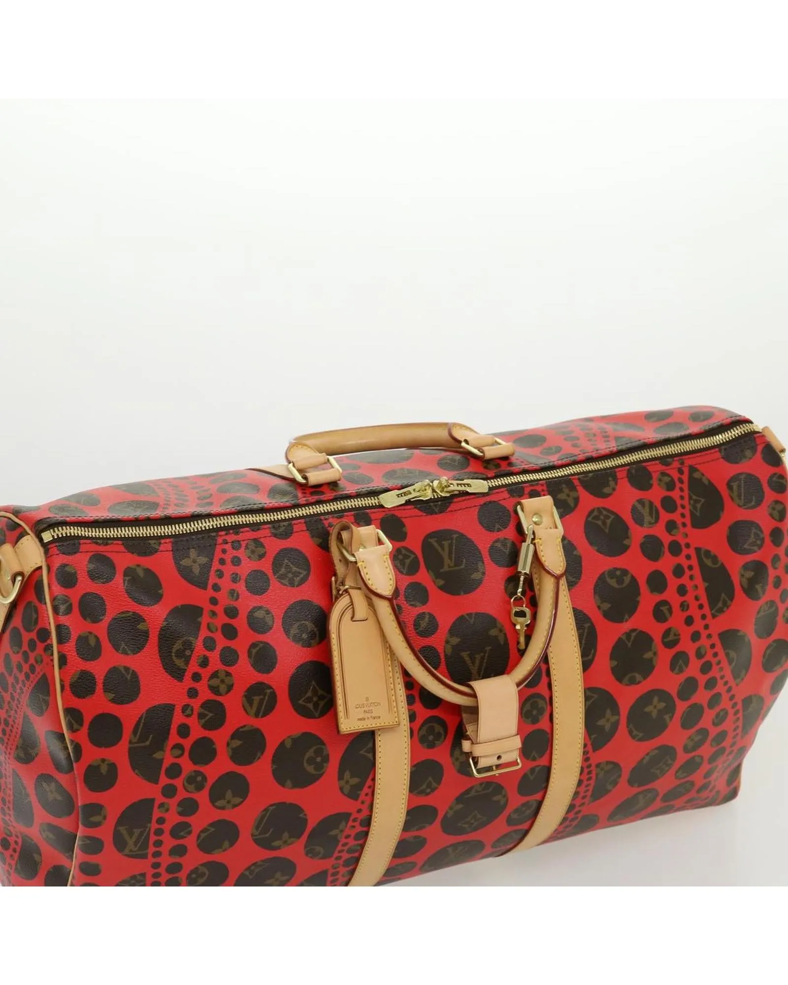 Monogram Yayoi Kusama Keepall Bandouliere55 Bag M40695