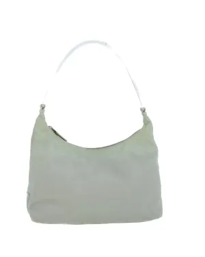 Nylon Shoulder Bag with Accessory