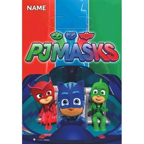 PJ Masks - Folded Loot Bags (8ct)