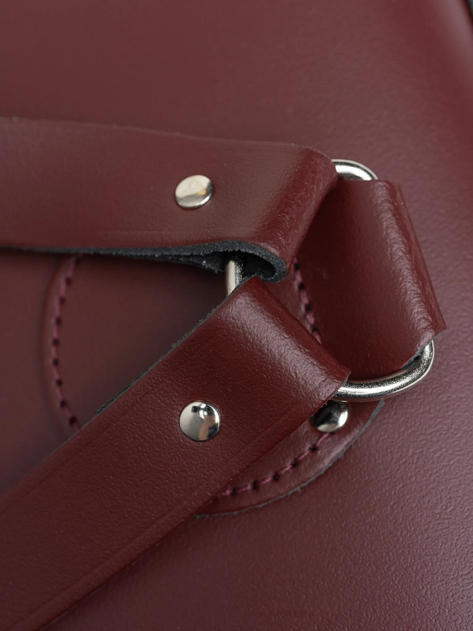 The Small Portrait Backpack -  Oxblood