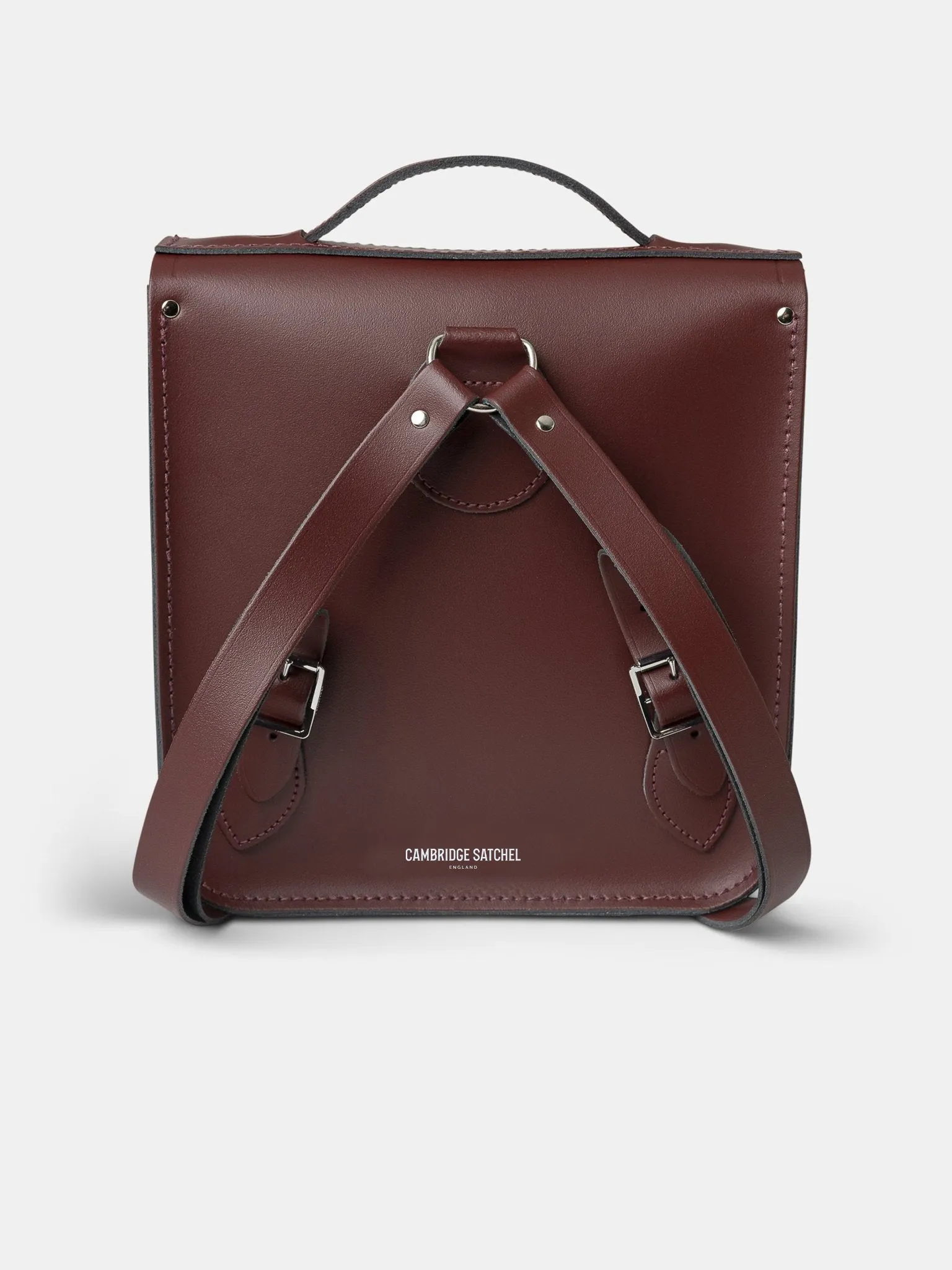 The Small Portrait Backpack -  Oxblood