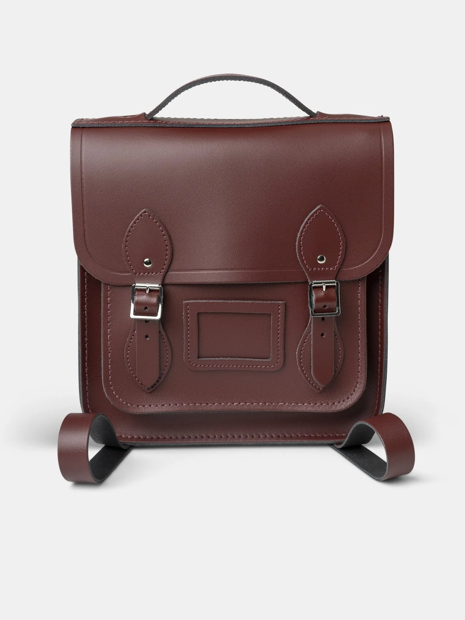 The Small Portrait Backpack -  Oxblood